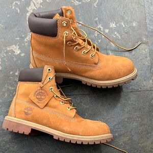 Timberland Tan Leather Work Boots